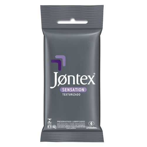 Preservativo Jontex Sensation Texturizado 6 Unidades