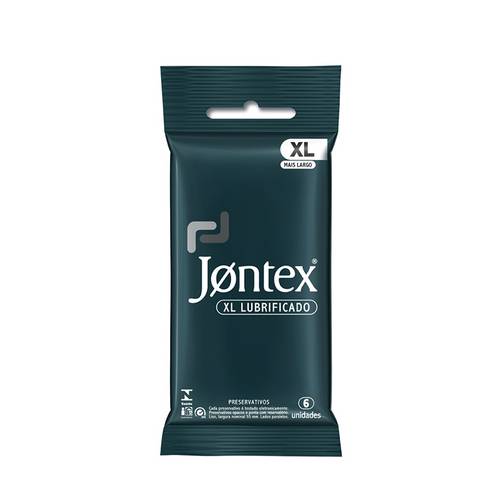 Preservativo Jontex Xl Lubrificado 6 Unidades