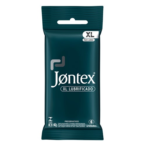 Preservativo Jontex XL Lubrificado com 6 Unidades