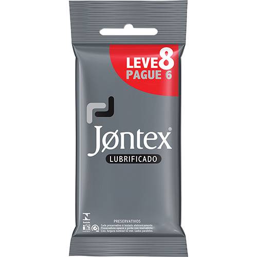 Preservativo Lubrificado Jontex - 8 Unidades