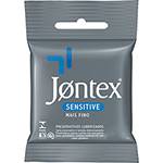 Preservativo Lubrificado Jontex Sensitive - 3 Unidades