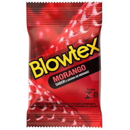Preservativo Morango Blowtex Morango UN