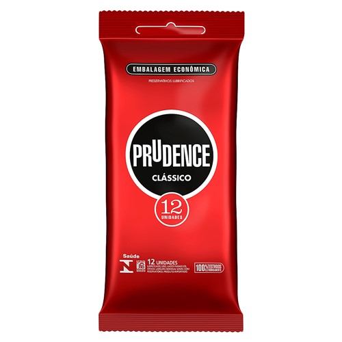 Preservativo Prudence Clássico com 12 Unidades