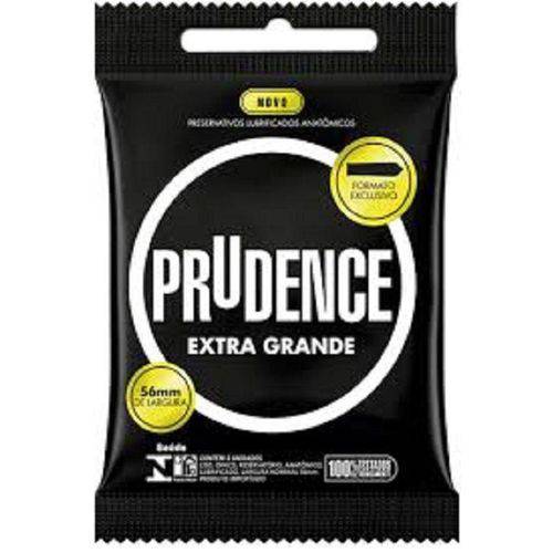 Preservativo Prudence Extra Grande com 3 Unidades