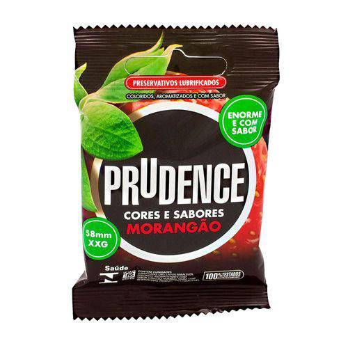 Preservativo Prudence Morango Extra Grande 3unidades