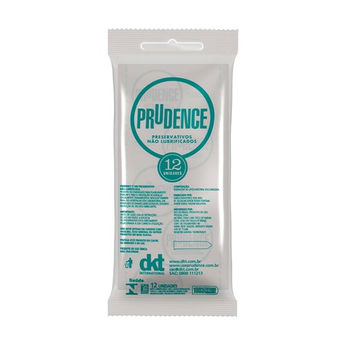 Preservativo Prudence não Lubrificados com 12 Unidades