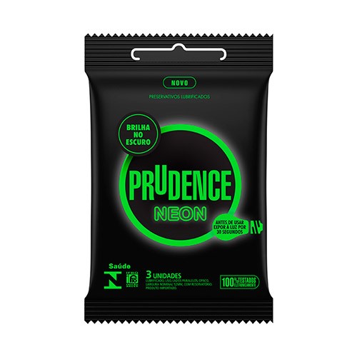 Preservativo Prudence Neon 3 Unidades