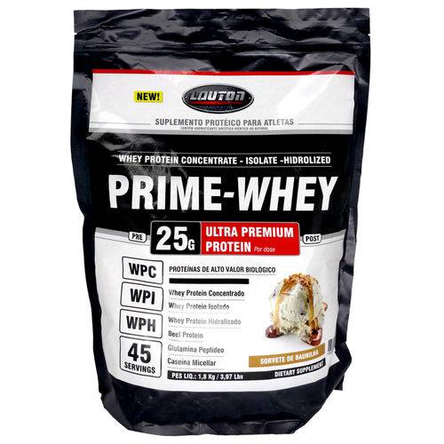 Prime Whey 1,8kg Morango - Lauton Nutrition