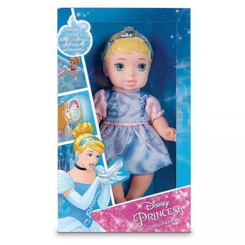Princesa Baby Luxo Cinderela Disney 32cm