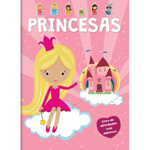 Princesa - Livro de Atividades com Adesivos - Libris