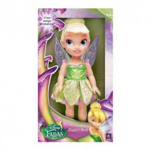 Princesa Luxo Tinker Bell Fadas Disney 35cm - Princesas Disney