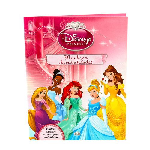 Princesa: Meu Livro de Curiosidades - Adesivo - Disney