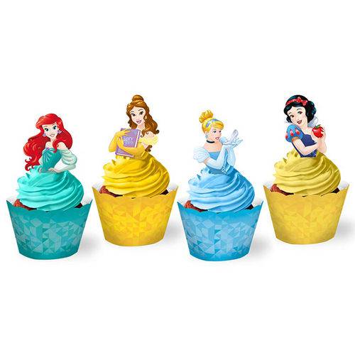 Princesas Amigas Wrapper Cupcake C/12 - Regina