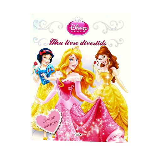 Princesas - Meu Livro Divertido - com 80 Adesivos - Adesivo - Disney