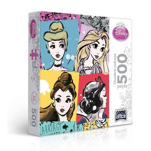 Princesas Quebra Cabeça Fashion 500 Peças - Toyster