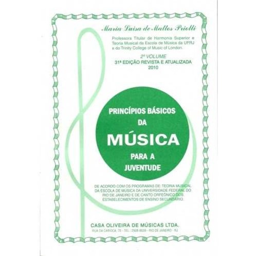 Princípios Básicos da Musica Priolli Volume II Principios Básicos da Musica Priolli Volume II