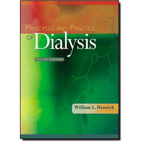 Principles And Practice Of Dialysis
