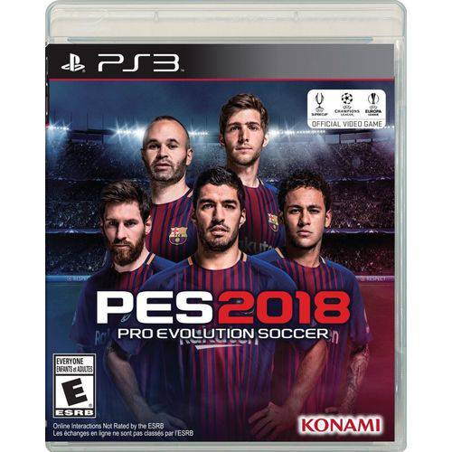 Pro Evolution Soccer 2018 - Ps3
