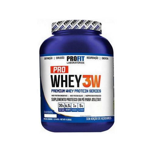 Pro Whey 3W 1,8kg - ProFit - Baunilha