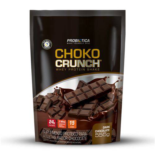 Probiotica Choko Crunch Shake Refil 555g Dark Chocolate