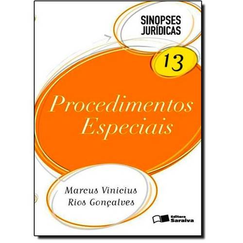 Procedimentos Especiais - Coleção Sinopses Jurídicas - Vol.13