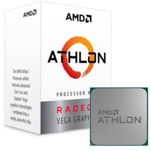 Processador Amd Athlon 220ge 2c/4t 3,4ghz 35w 5mb Am4 Radeon Rx Vega 3 Integrada - Yd220gc6fbbox
