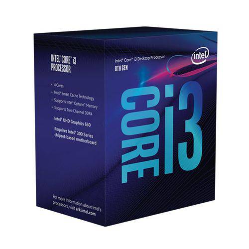 Processador Intel BX80684I38300 Core I3-8300 Lga 1151 Quad Core 3.70ghz Cache 8MB