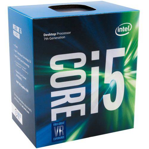 Processador Intel Core I5-7500 Kaby Lake 7a Geração, Cache 6MB, 3.4GHz, LGA 1151