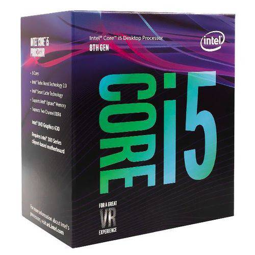 Processador Intel Core I5-8500 Hexa Core de 3.0GHz com Cache 9MB