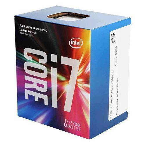 Processador Intel Core I7-7700 Quad Core de 3.6ghz com Cache 8mb