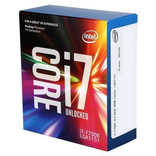 Processador Intel Core I7-7700k Quad Core de 4.2ghz com Cache 8mb