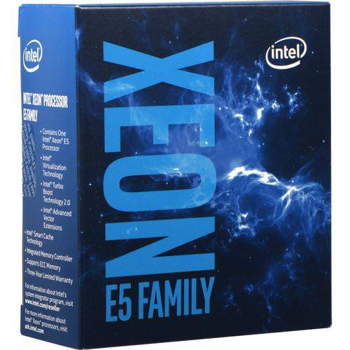 Processador Intel Xeon E5, Lga 2011-3, 2.1 Ghz, Octa Core, Bx80660e52620v4