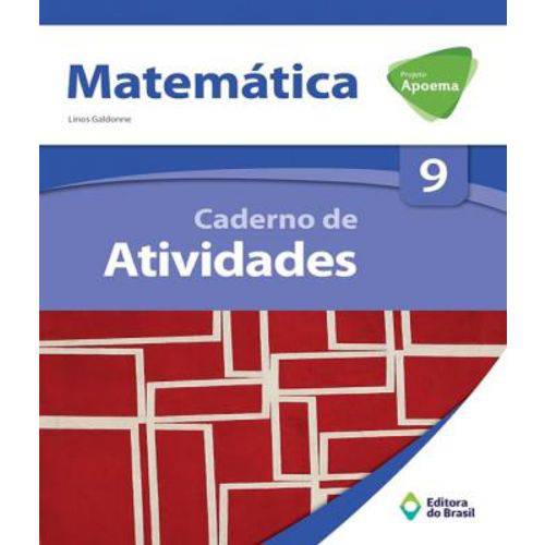 Projeto Apoema - Matematica - Caderno de Atividades - 9 Ano - Ef Ii