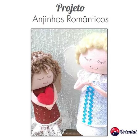 Projeto Casal Anjinhos Romanticos - Professora Magda