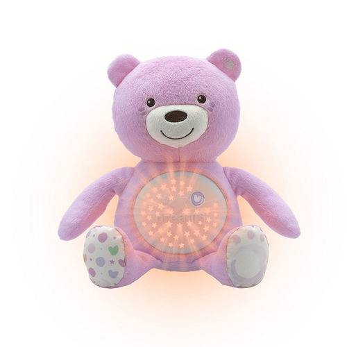 Projetor Bebe Urso Rosa Chicco