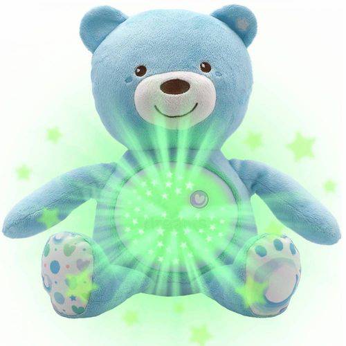 Projetor Infantil Pelúcia Bebê Urso Azul Chicco