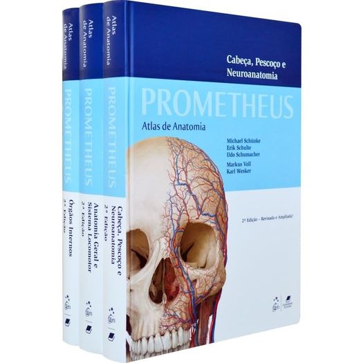 Prometheus 3 Vols - Colecao Atlas de Anatomia - Guanabara