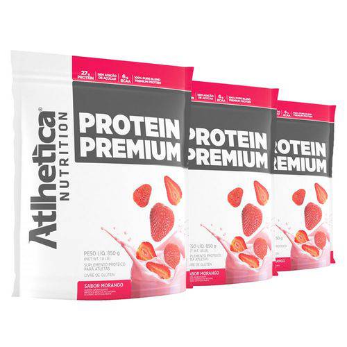 Promoção Atacado 3x Whey Wey Way Protein Premium 850g Refil - Atlhtetica Nutrition