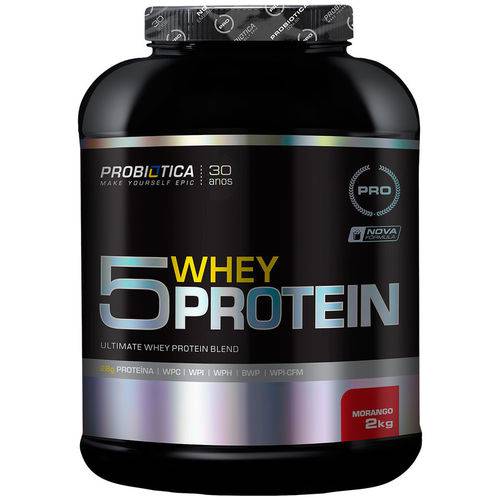 Prot Probiot 5 Whey Protein Morango 2kg