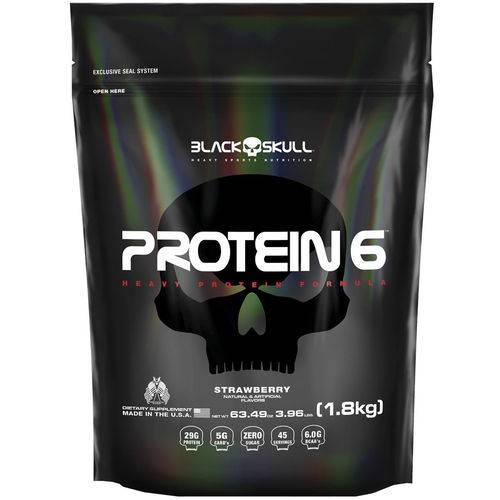 Protein 6 Black Skull 1,8k - Baunilha