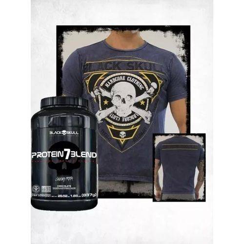 Protein 7 Blend 837gr + Camiseta Tshirt Cross Bones !!