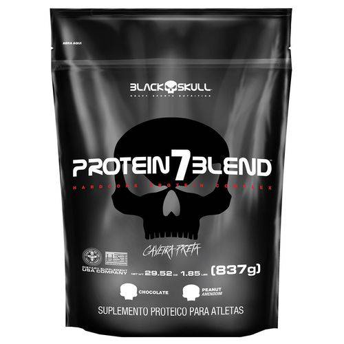 Protein 7 Blend Black Skull 837g - Refil