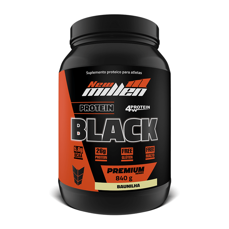 Protein Black 4w (840g) New Millen