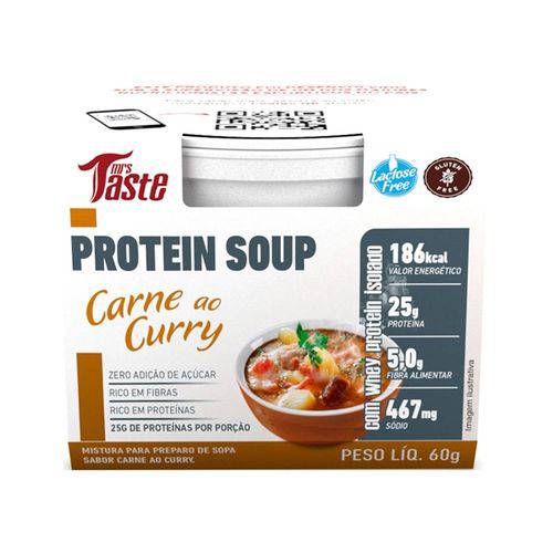 PROTEIN SOUP MRS TASTE 60g - CARNE AO CURRY