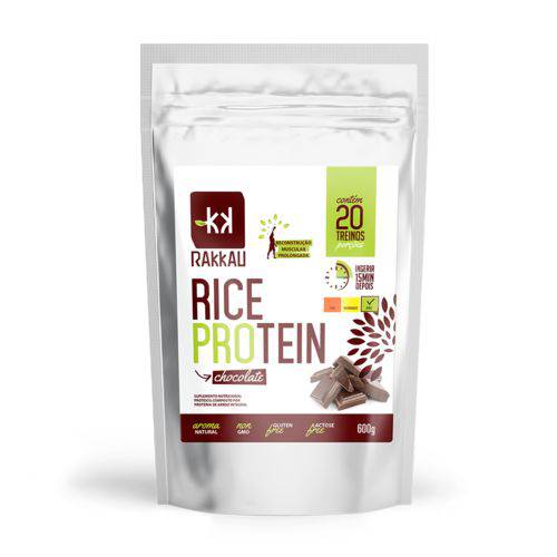 Proteina Arroz Whey Vegan Rice Protein Rakkau Chocolate 600g