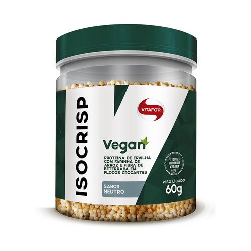 Proteína de Ervilha Isocrisp Vegan - Vitafor - 60g