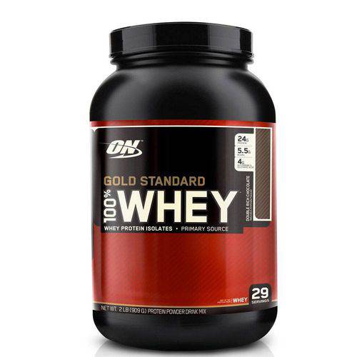 Whey Protein Gold Standard 100% 907G - Rich Chocolate - Optimum Nutrition
