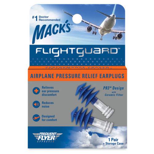 Protetor Auricular Mack's Flightguard 1 Par +case