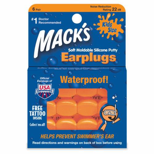 Protetor Auricular para Crianças - Macks Kids Size 6 Pares