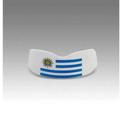 Protetor Bucal Auge Sports Display Smile Bandeira do Uruguai